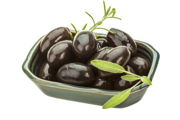 Black gigant olives