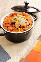 Goulash, meat and vegetables stew