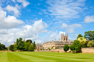 Obraz premium Merton College w Oksfordzie