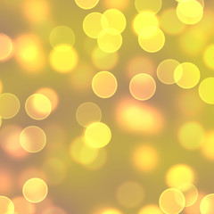 golden bokeh