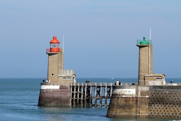 fécamp,la jetée,le port,seine maritime,normandie