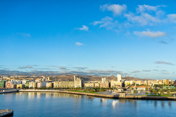 Fototapeta premium Beautiful view of Las Palmas city, Gran Canaria, Spain