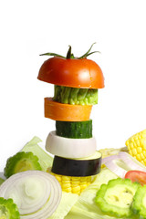 mixed vegetables & Cheerful vegetable