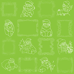 Seamless Christmas Wallpaper Pattern