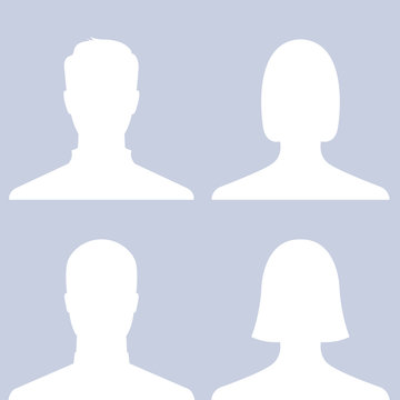 Set of people profile pictures