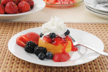 Shortcake dessert