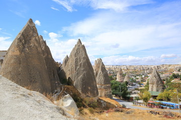 カッパドキア　奇岩　ギョレメ