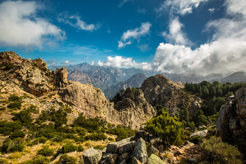 Fototapeta na wymiar Turystyka w Korsyce