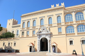 Fototapeta na wymiar Palais du Prince de Monaco