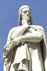 Statue of Dante Alighieri in Verona
