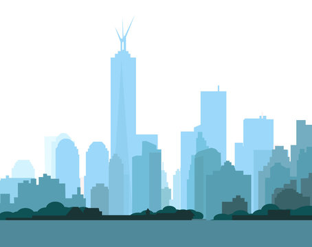 New York Skyline - vector