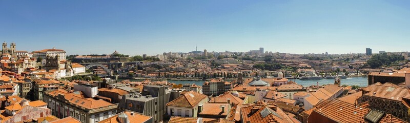 Panorama of Porto, Portugal - obrazy, fototapety, plakaty
