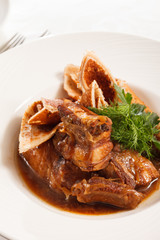 pancakes with meat