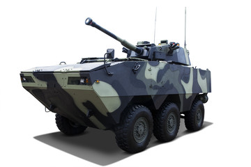 Army Tank Isolated