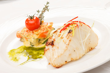 fish with vegetables