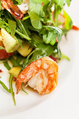 salad with shrimps