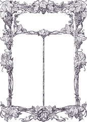 Classical vine border