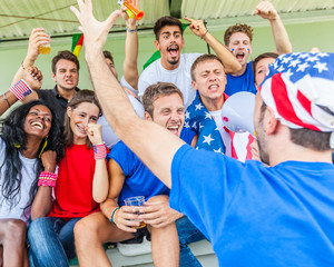 American Supporters at Stadium