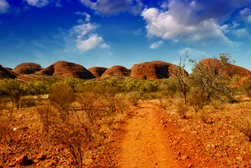 Wonderful colors and landscape of Australian Outback