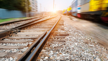 Fototapeta premium Railway in the park