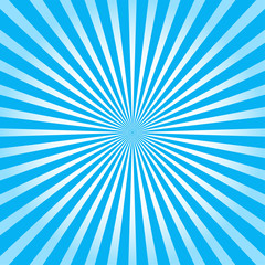Blue ray sunburst style background