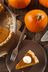 Homemade Delicious Pumpkin Pie