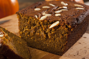Organic Homemade Pumpkin Bread