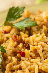 Homemade Spanish Rice with Parsley
