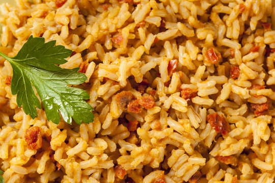 Homemade Spanish Rice With Parsley