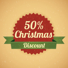 Christmas Sale Label