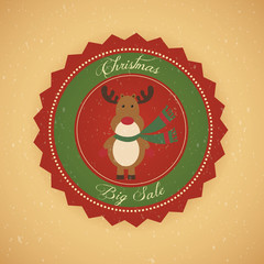 Christmas Sale Label