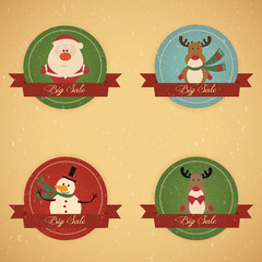 Christmas Sale Labels