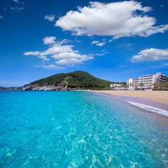 Ibiza cala San vicente beach san Juan at Balearic Islands