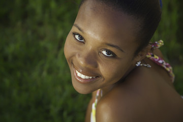 Beautiful African young girl