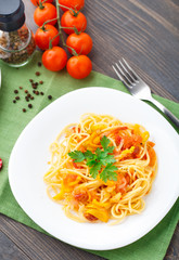 Pasta with vegetables
