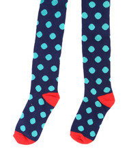 Child's striped tights.