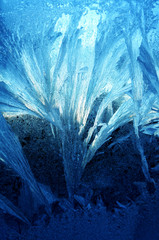 Frosty winter pattern