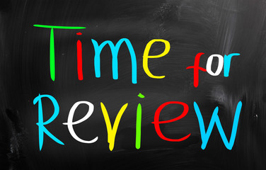 Time For Review Concept