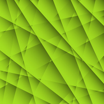 Abstract  Green Geometric Background.