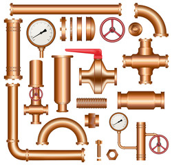 Copper pipeline elements - 57057373