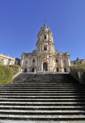 Fototapeta na wymiar Kościół Świętego Jerzego - Modica - Ragusa