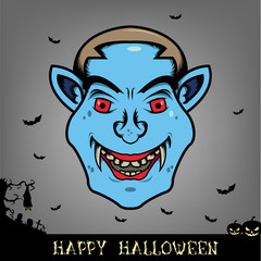 Halloween dracula Monster