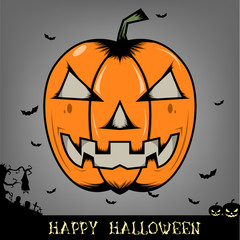 Halloween Pumpkin Monster