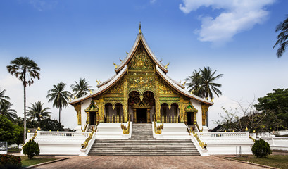Royal Palace(Haw Kham) & Haw Pha Bang,Luang Prabang,Laos.UNESCO