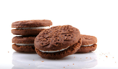 Fototapeta na wymiar Chocolate Biscuits