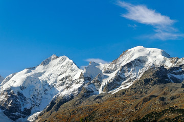 High Alps mountains.