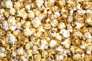 background of popcorn