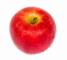 Fresh red apple.
