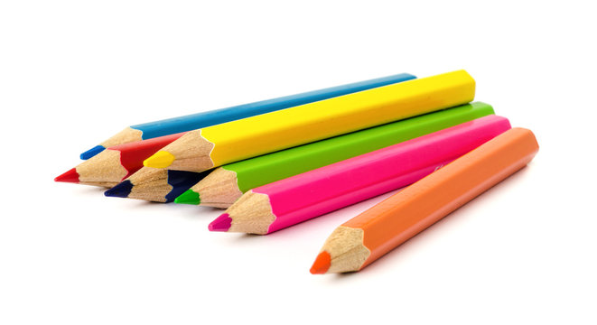 colour pencils .
