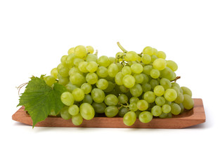 Perfect bunch of white grapes